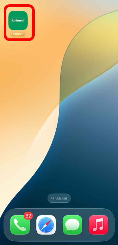 Tela do app Dr. Online — Escolha o tipo de atendimento